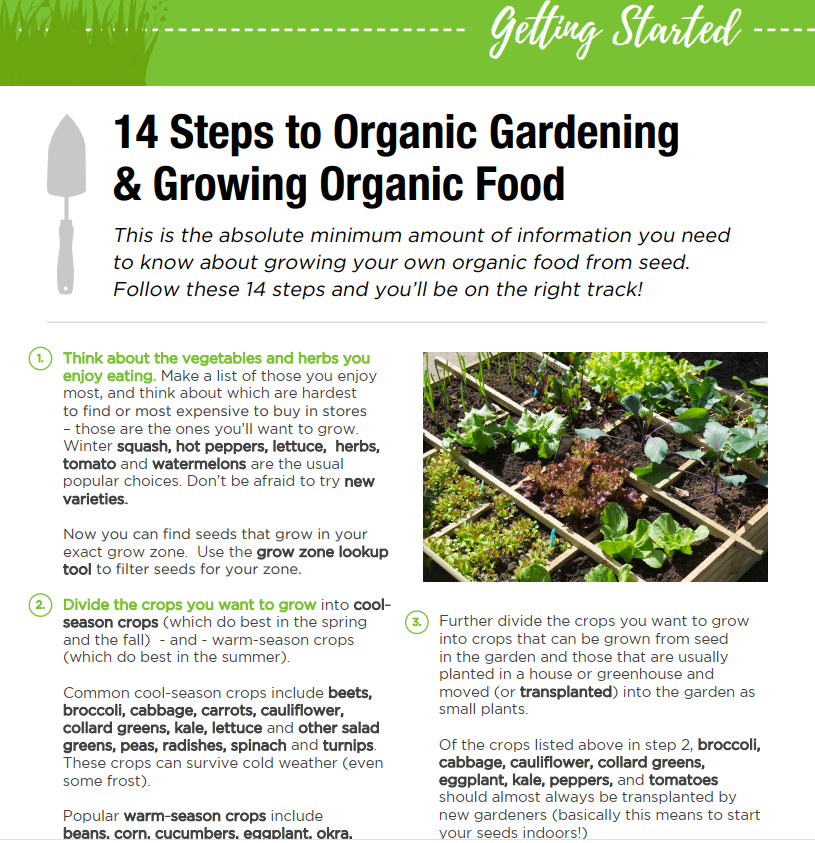 Ebook Organic Vegetables Gardening Grow Guides