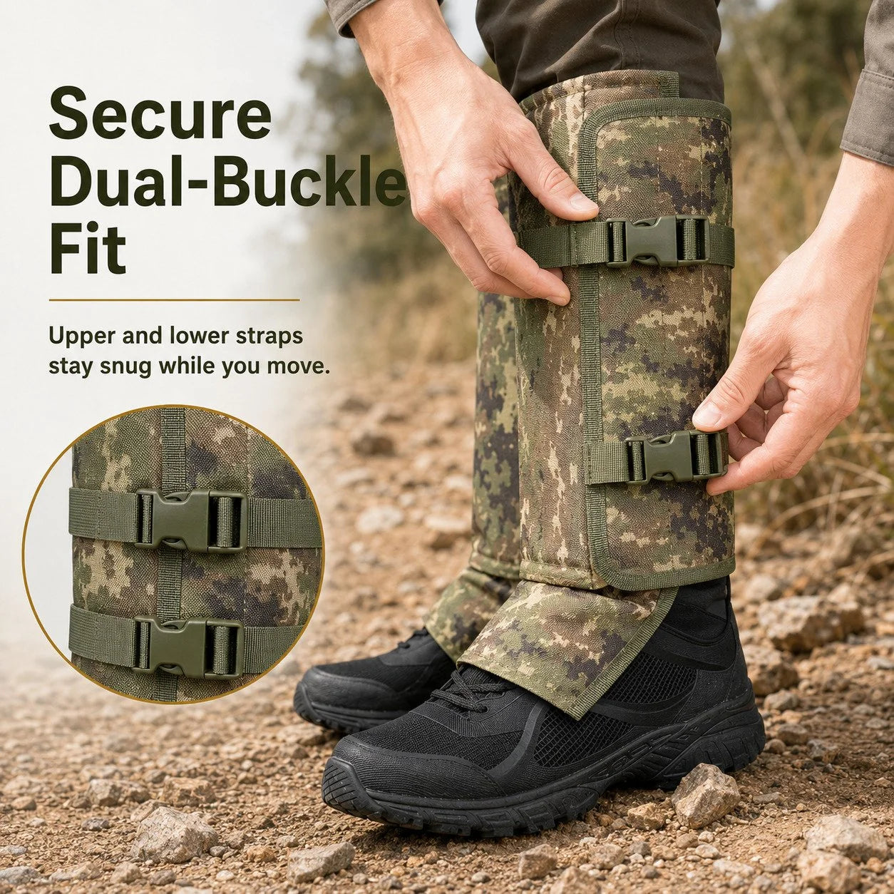 SnakeGuard Protective Leg Guards – Snake & Thorn Defense