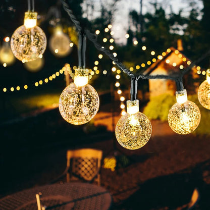 Solar LED String Fairy Lights – Waterproof Outdoor Garlands for Garden, Patio & Christmas