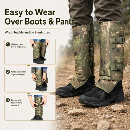 SnakeGuard Protective Leg Guards – Snake & Thorn Defense