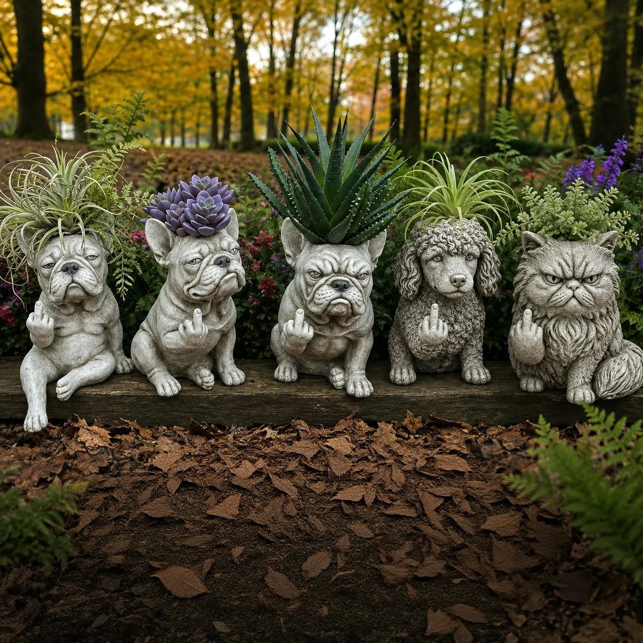 Grumpy Animal Planter