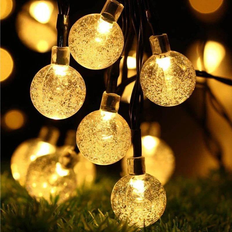 Solar LED String Fairy Lights – Waterproof Outdoor Garlands for Garden, Patio & Christmas