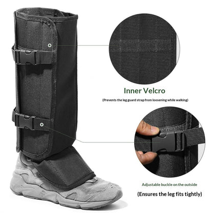 SnakeGuard Protective Leg Guards – Snake & Thorn Defense