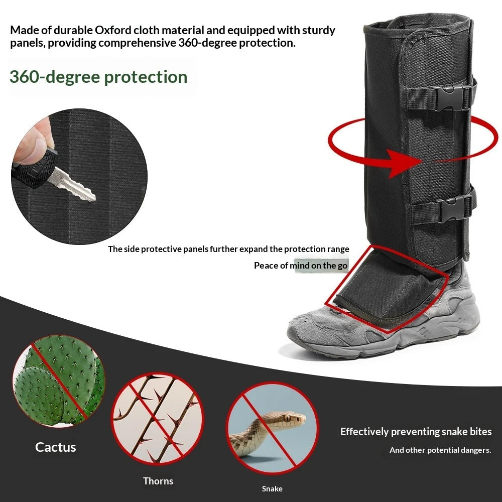 SnakeGuard Protective Leg Guards – Snake & Thorn Defense