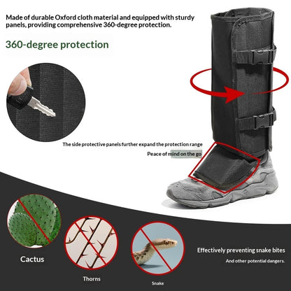 SnakeGuard Protective Leg Guards – Snake & Thorn Defense