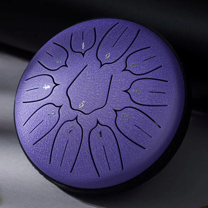 Steel Tongue Drum – 6" 11 Notes for Yoga & Meditation