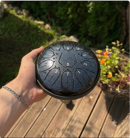 Steel Tongue Drum – 6" 11 Notes for Yoga & Meditation