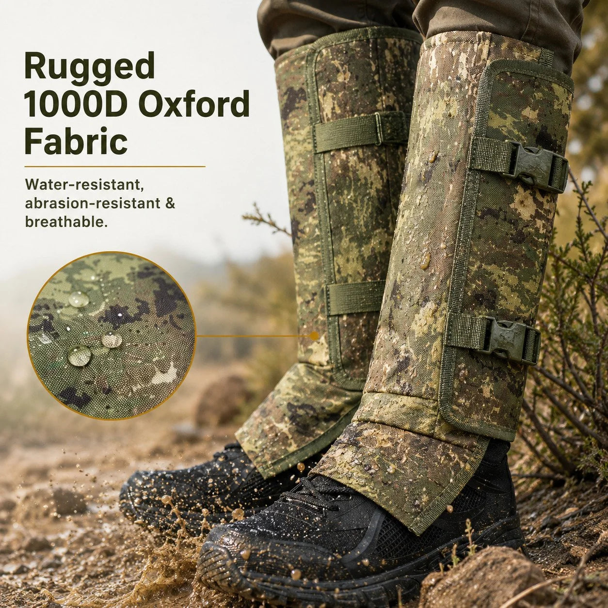 SnakeGuard Protective Leg Guards – Snake & Thorn Defense