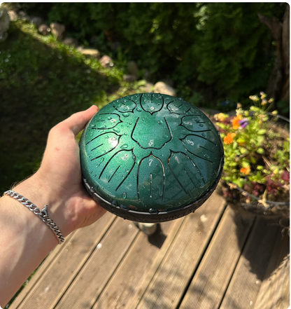 Steel Tongue Drum – 6" 11 Notes for Yoga & Meditation