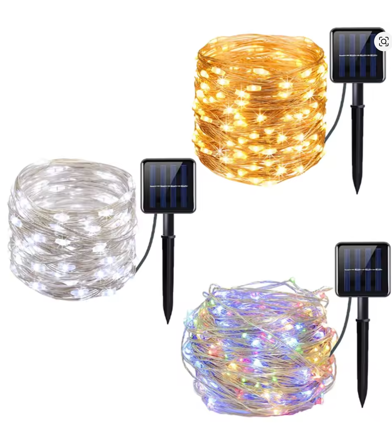 Solar LED String Fairy Lights – Waterproof Outdoor Garlands for Garden, Patio & Christmas